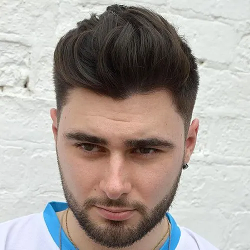 Longer Textured Top + Fade