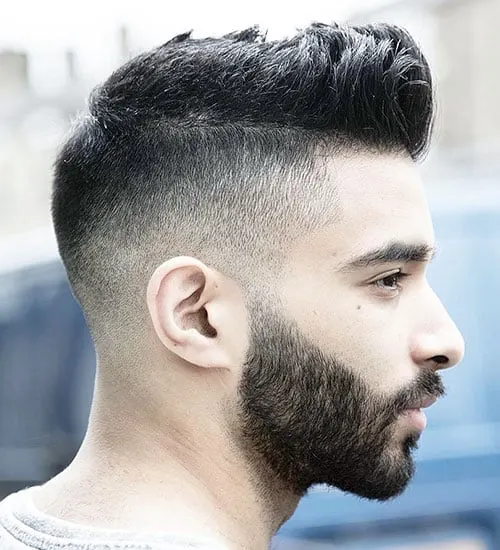 Undercut Tape Fade with Short Textured Top