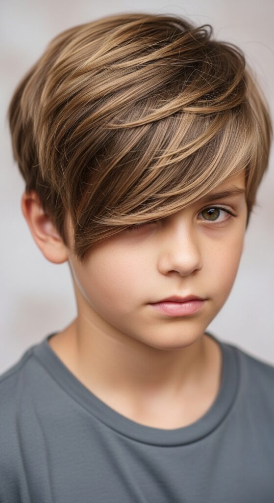 Long Swept Bangs
