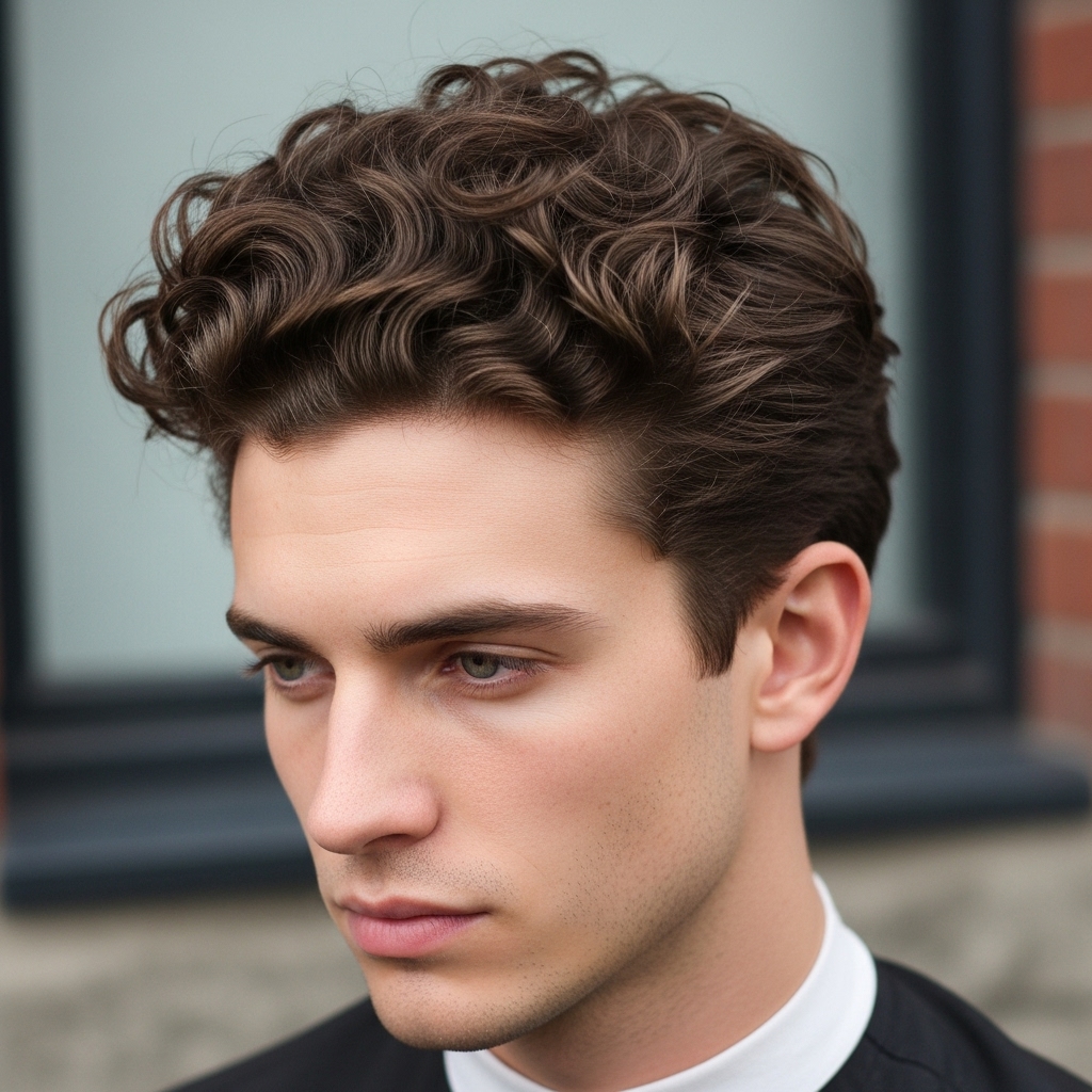 Curly Hair Cuts for Men