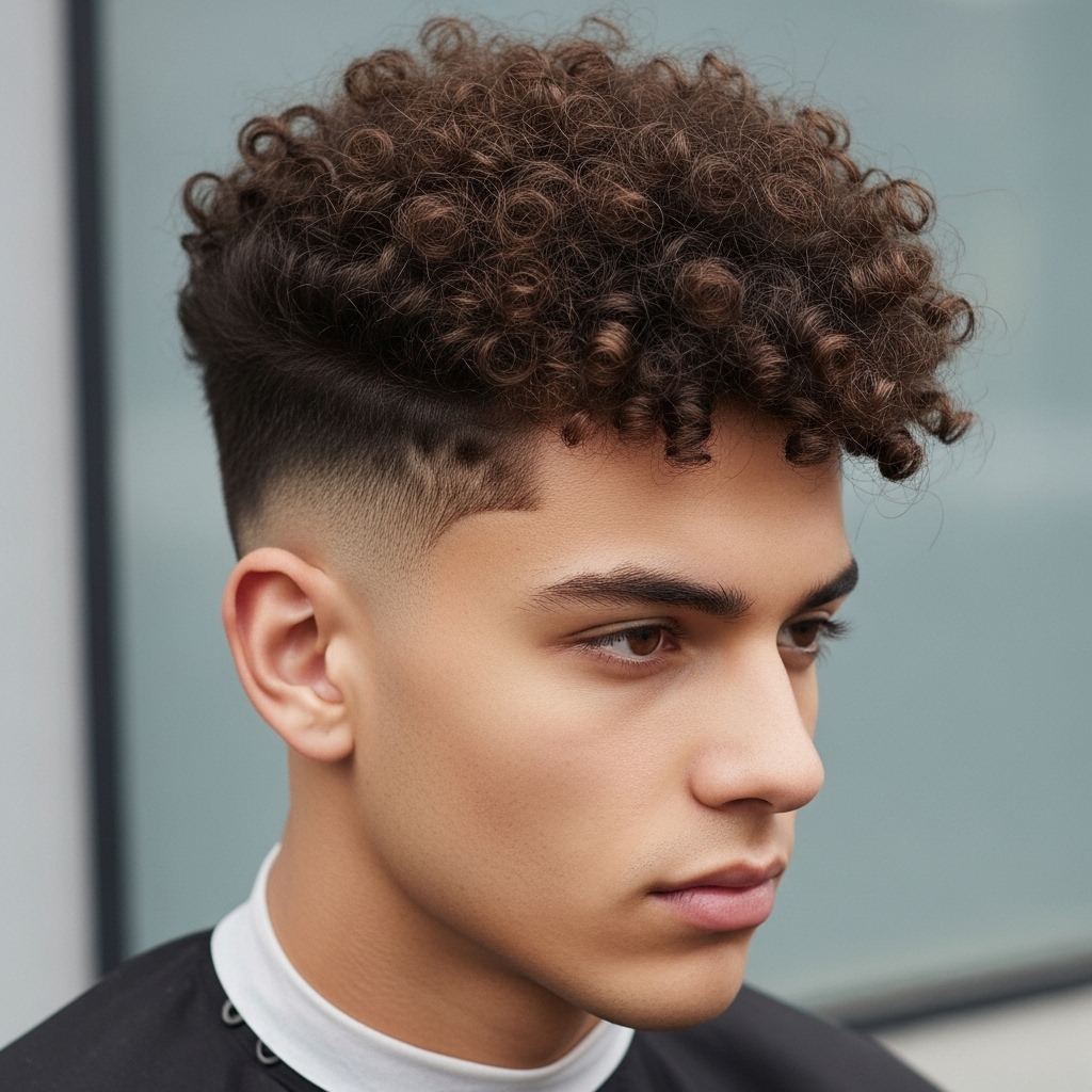 curly haircuts for men