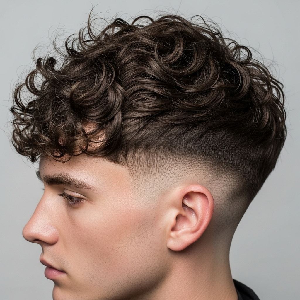 curly haircuts for men