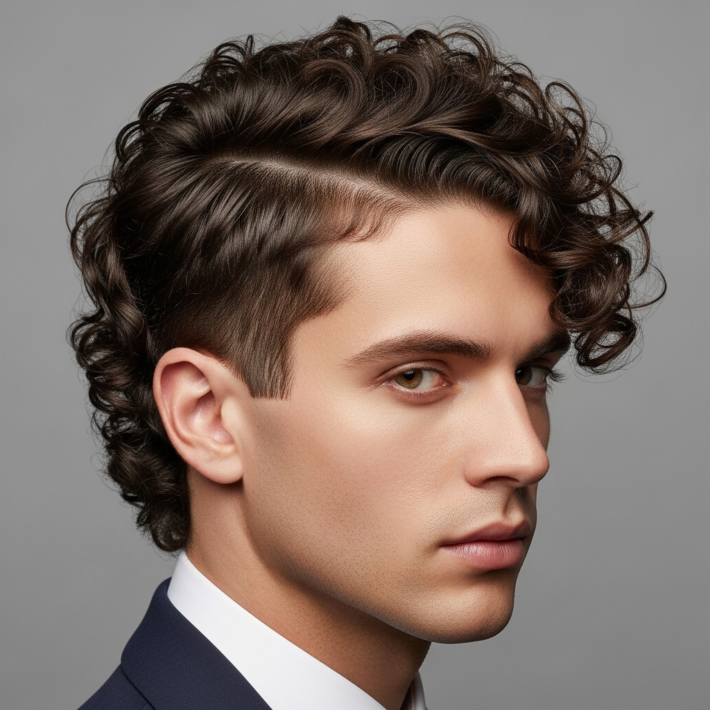 Curly Hair Cuts for Men
