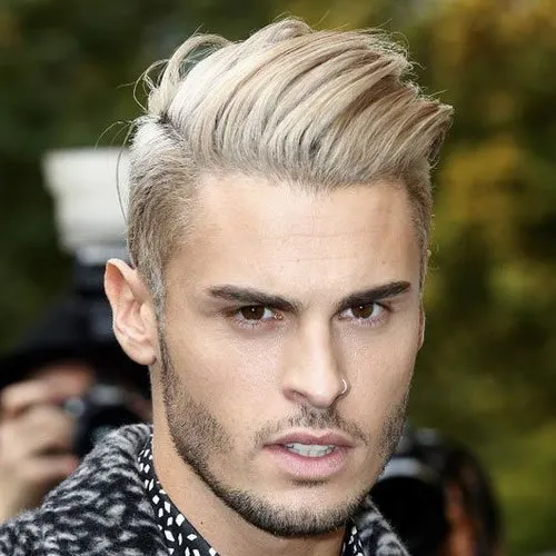 Short Sides with Angular Comb Over