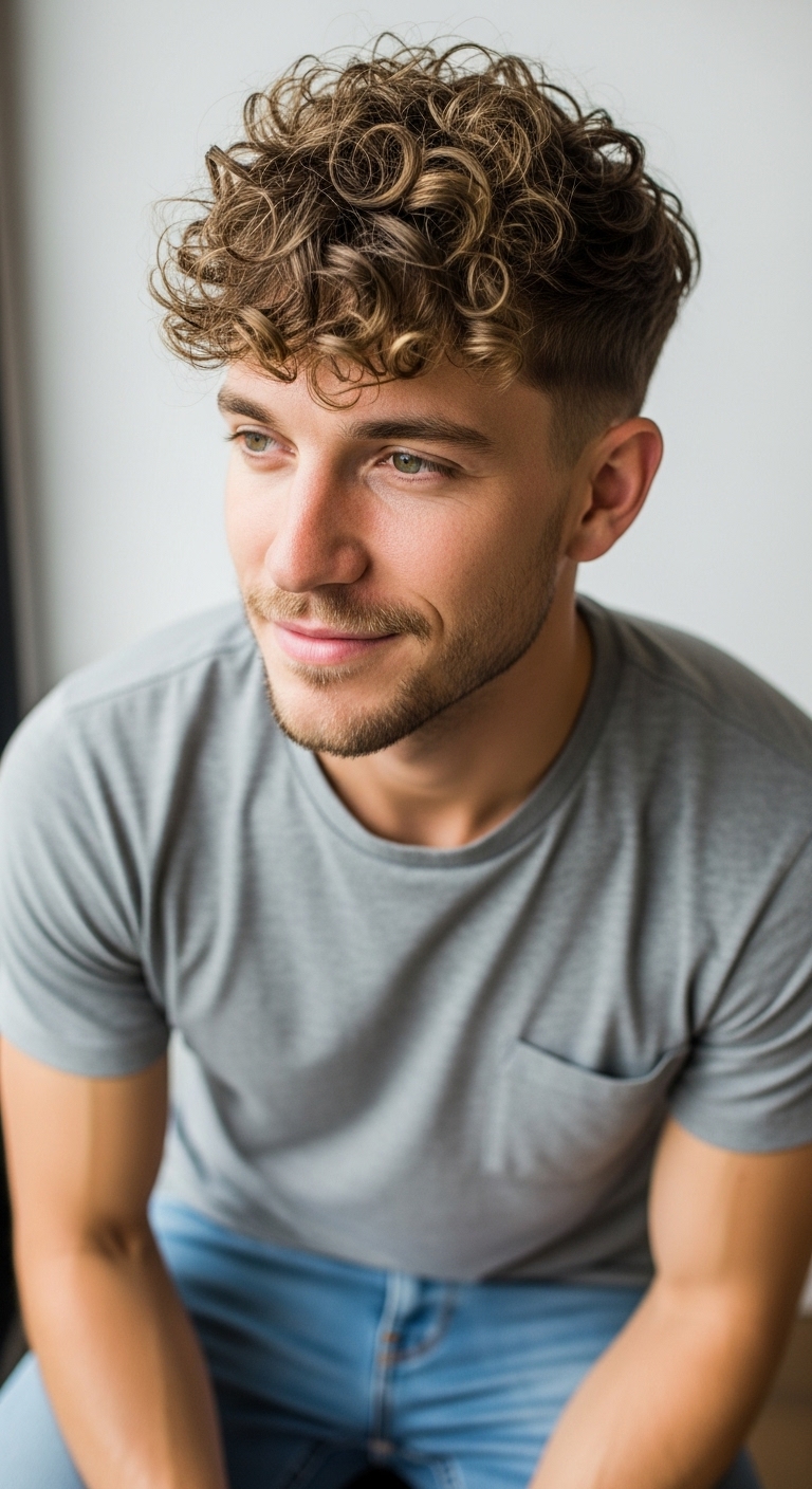 Loose Cropped Curls