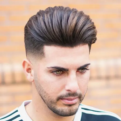 Pompadour Fade Undercut