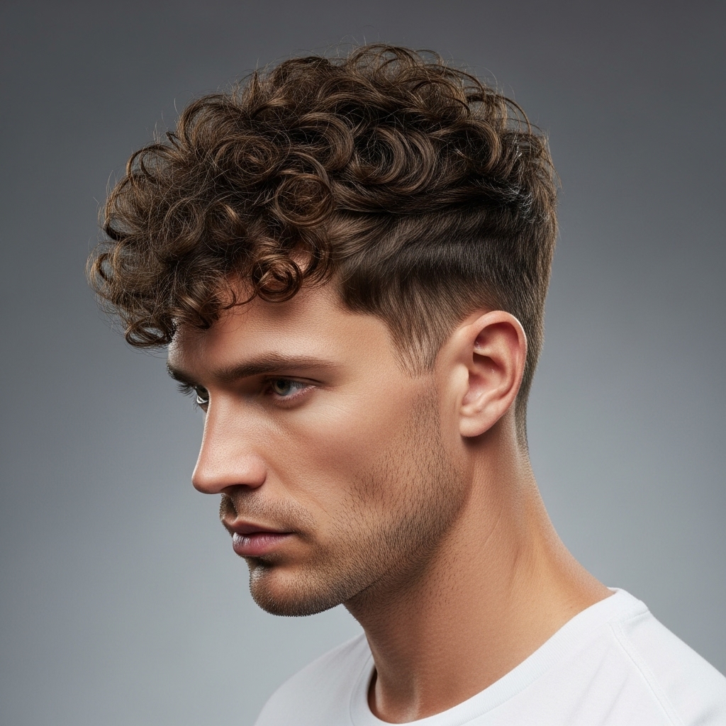 Curly Hair Cuts for Men