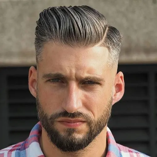 Short Hair with Beard
