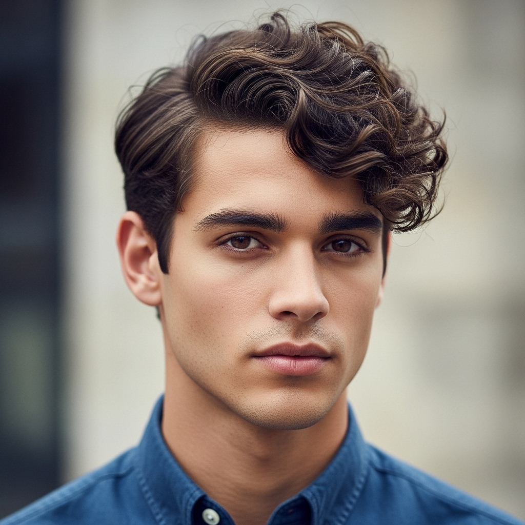Curly Hair Cuts for Men