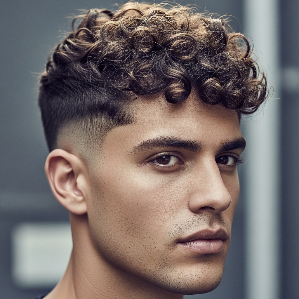 Curly Hair Cuts for Men