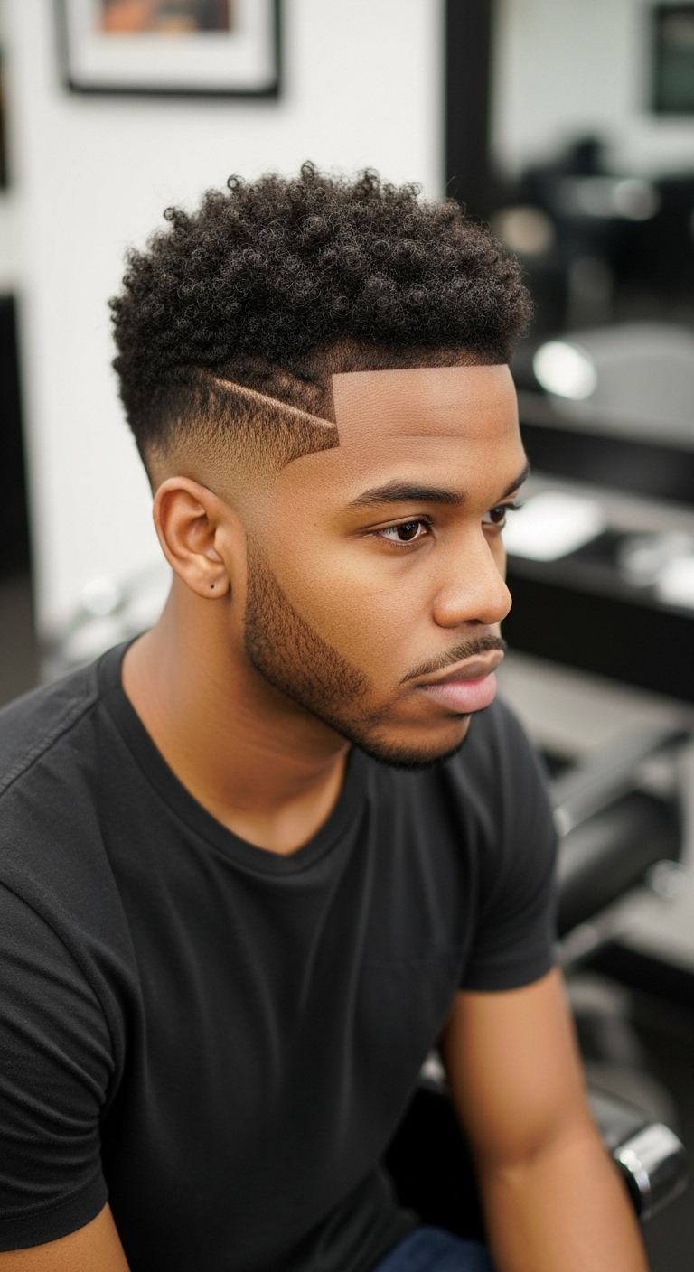 Tight Curly Fade