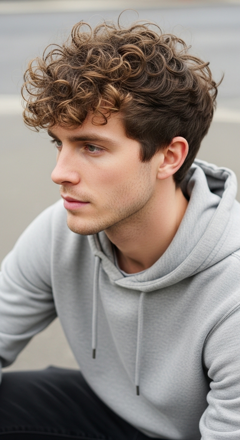 Tousled Shaggy Curls