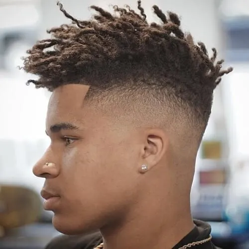 Twist Out with Undercut