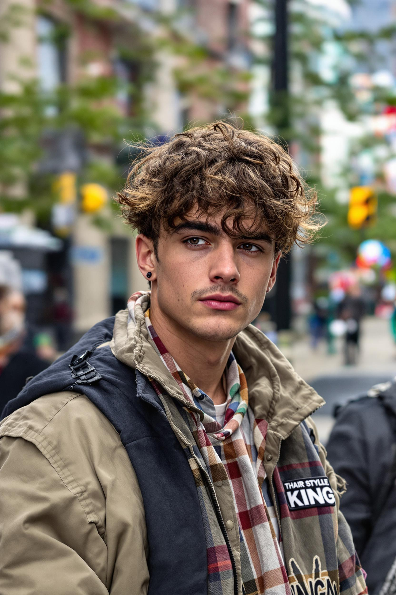 Haircut Ideas for Curly Men