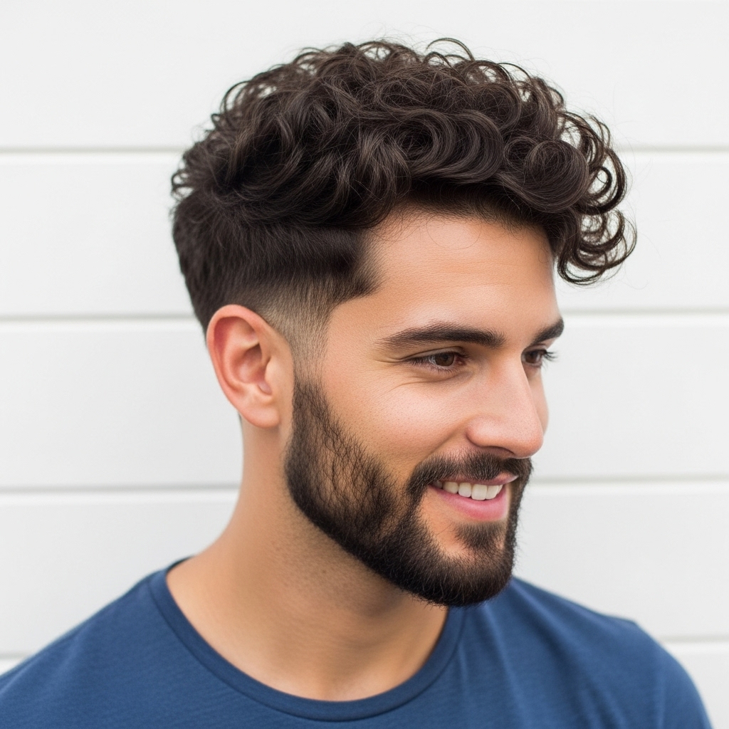 Curly Hair Cuts for Men