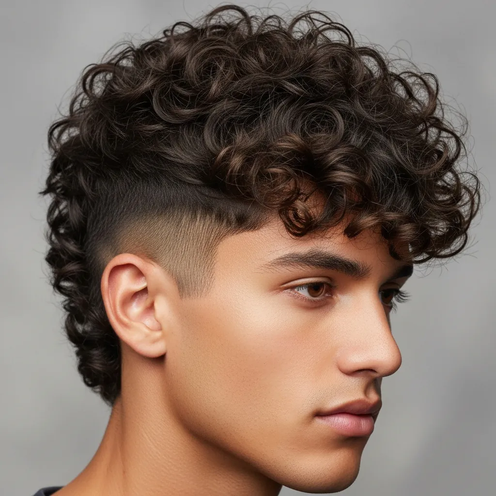 curly haircuts for men