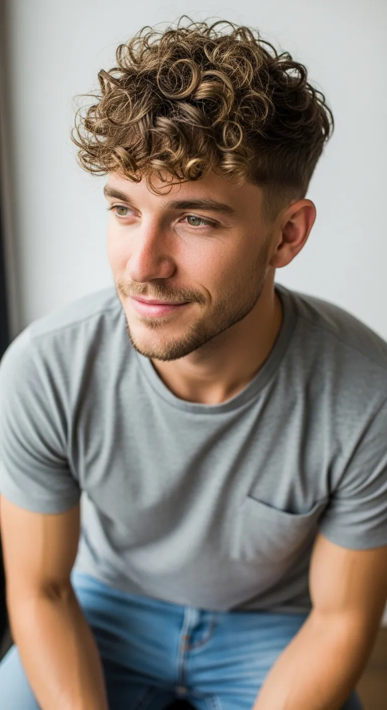Loose Cropped Curls