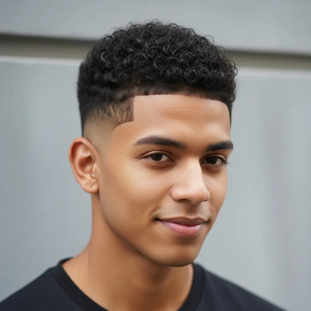 curly haircuts for men
