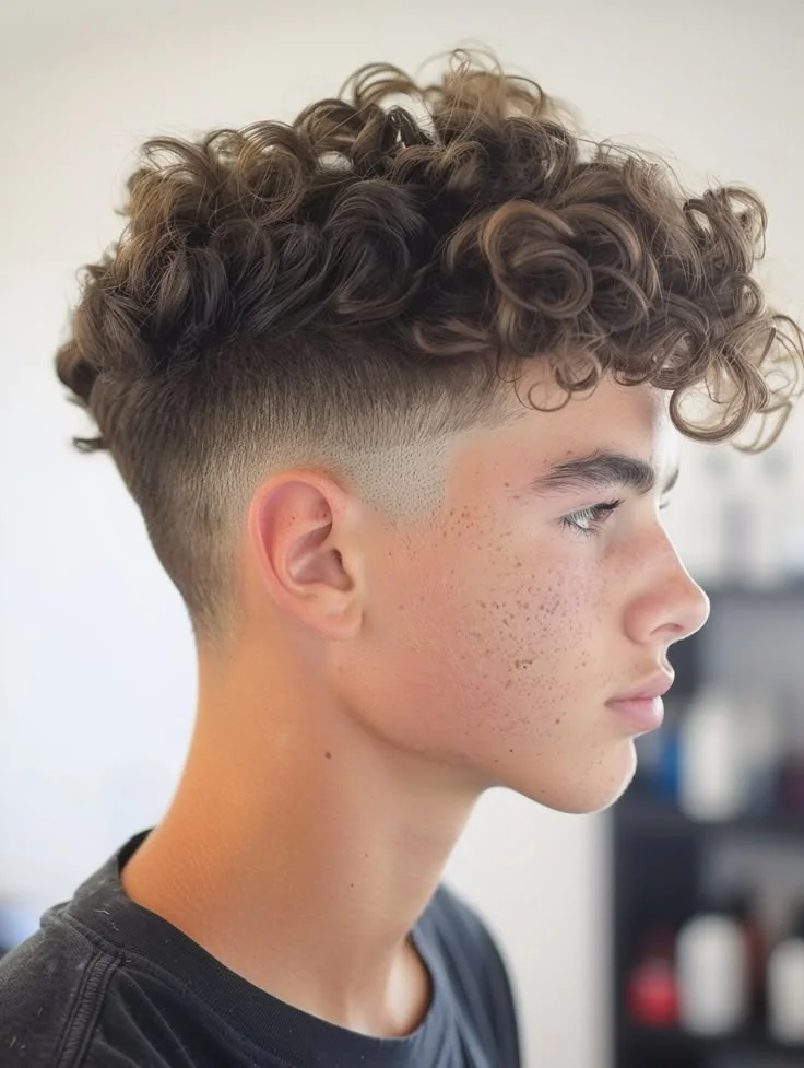 65+ Fade Haircuts for Curly Hair Men in 2025