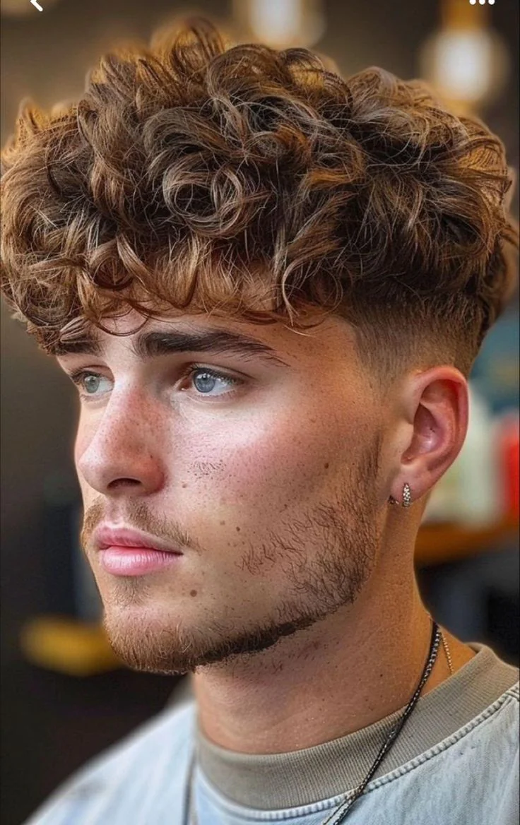 65+ Fade Haircuts for Curly Hair Men in 2025