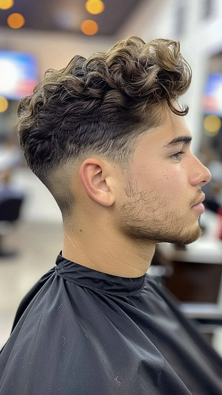65+ Fade Haircuts for Curly Hair Men in 2025