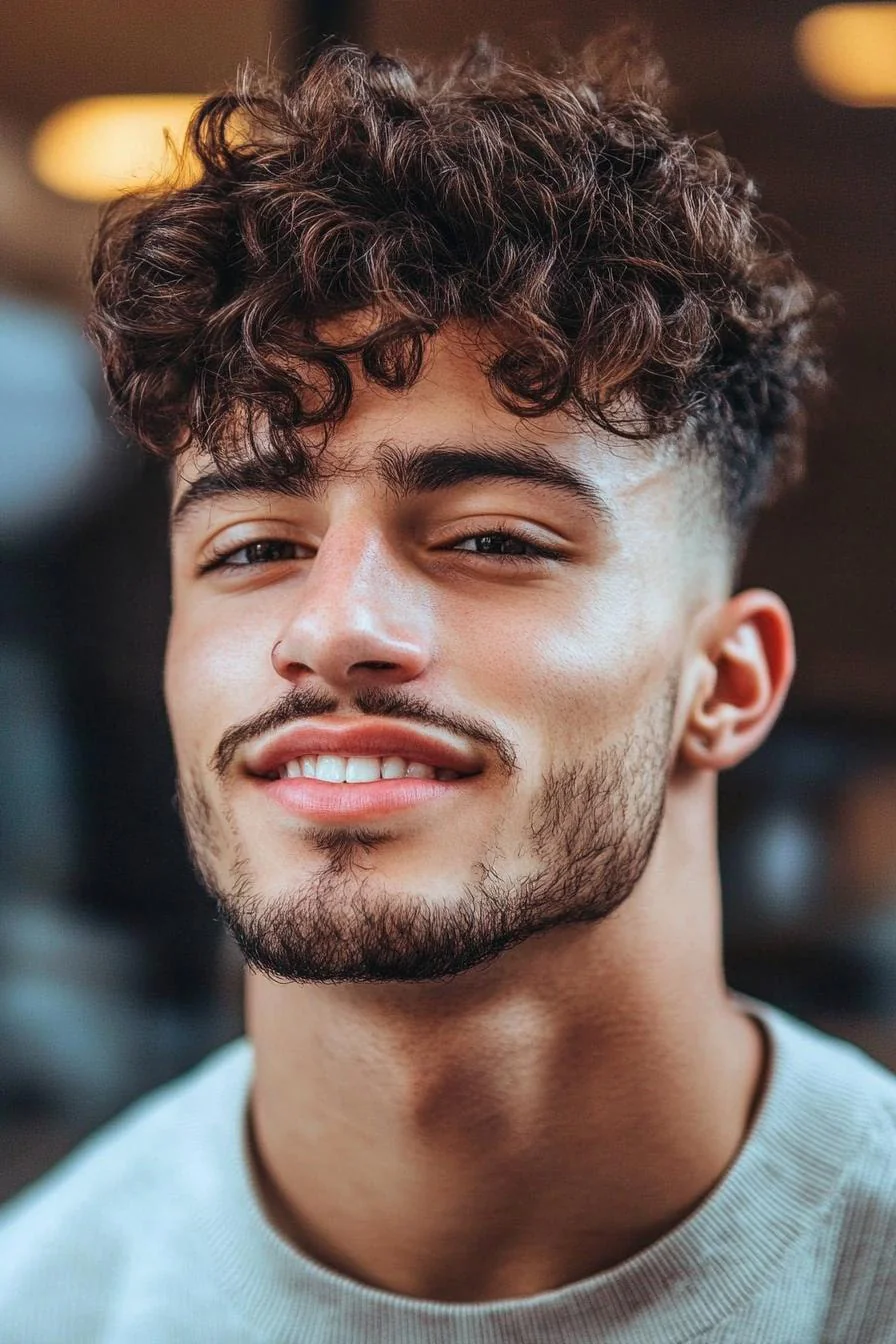 65+ Fade Haircuts for Curly Hair Men in 2025