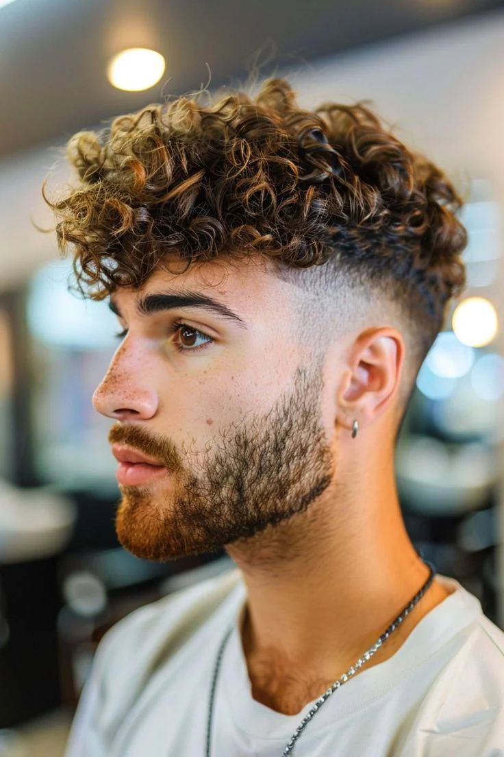 65+ Fade Haircuts for Curly Hair Men in 2025