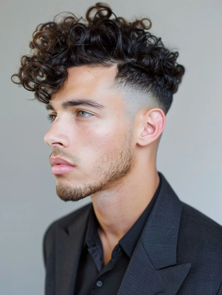 65+ Fade Haircuts for Curly Hair Men in 2025