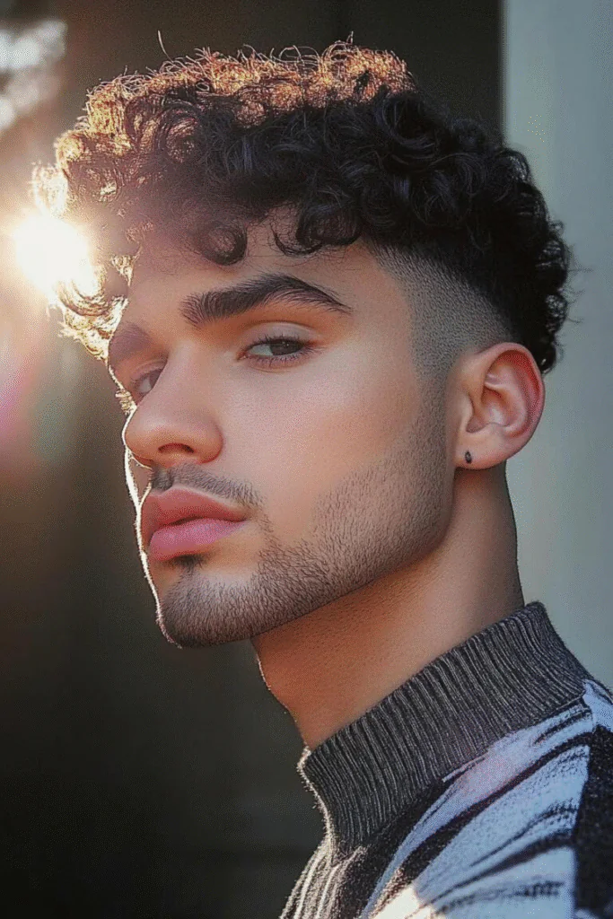 65+ Fade Haircuts for Curly Hair Men in 2025