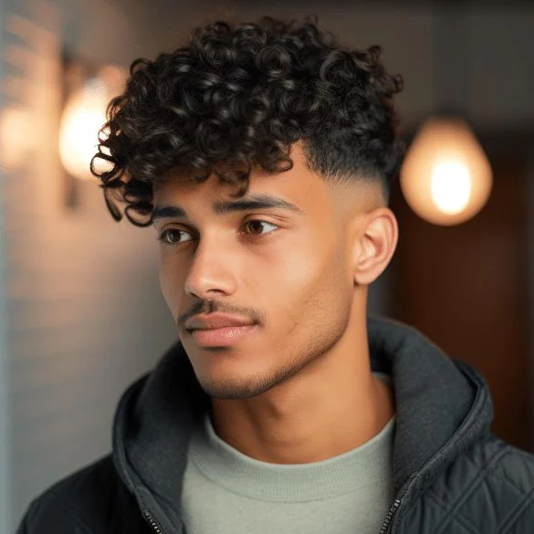 65+ Fade Haircuts for Curly Hair Men in 2025