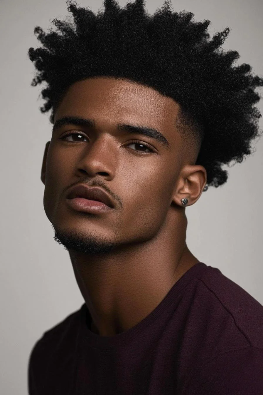 32 Stylish Afro Fade Haircuts for Men to Try in 2025