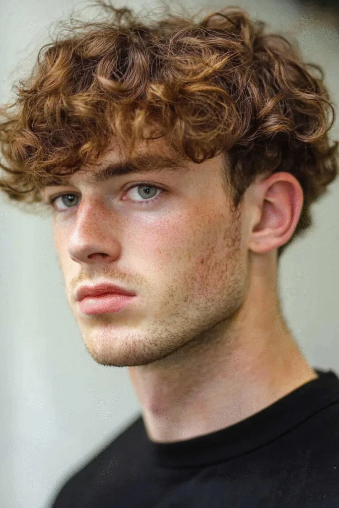 Natural Curly Hairstyles for Men
