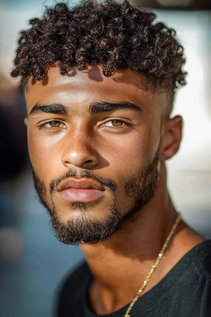 Natural Curly Hairstyles for Men