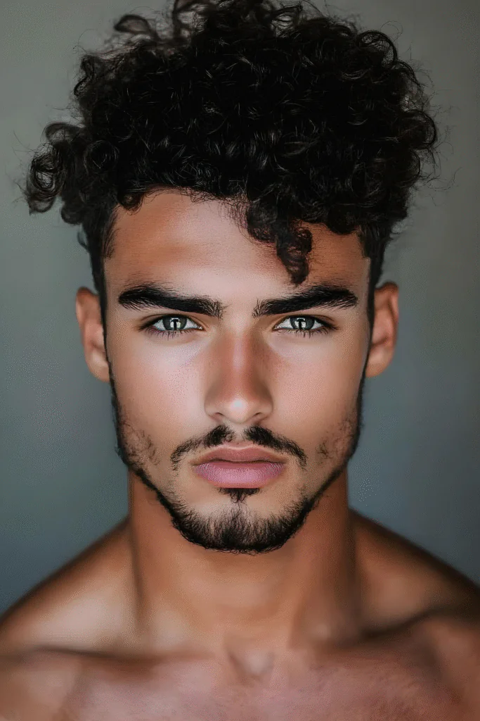 Natural Curly Hairstyles for Men