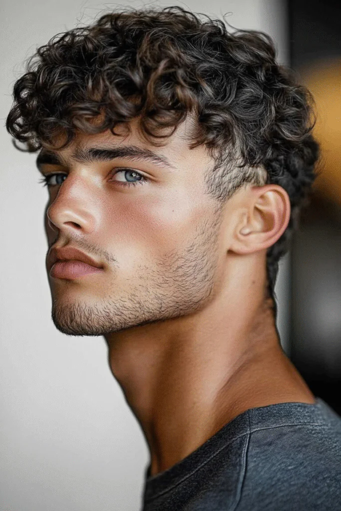 Natural Curly Hairstyles for Men