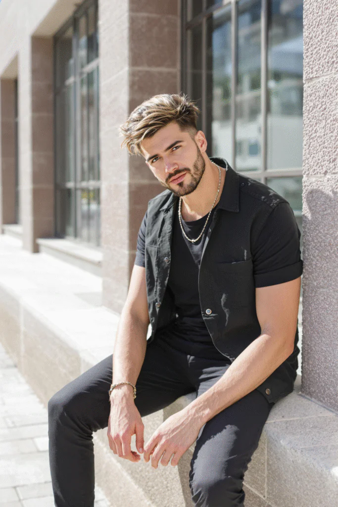 pompadour hairstyle for men 
