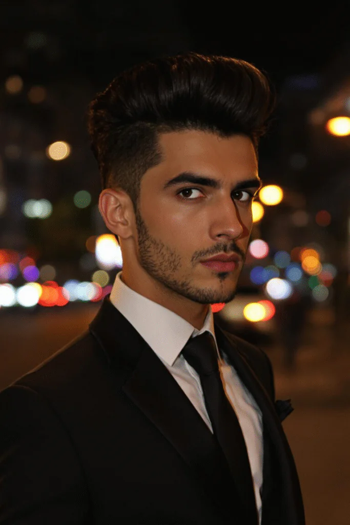 pompadour hairstyle for men 