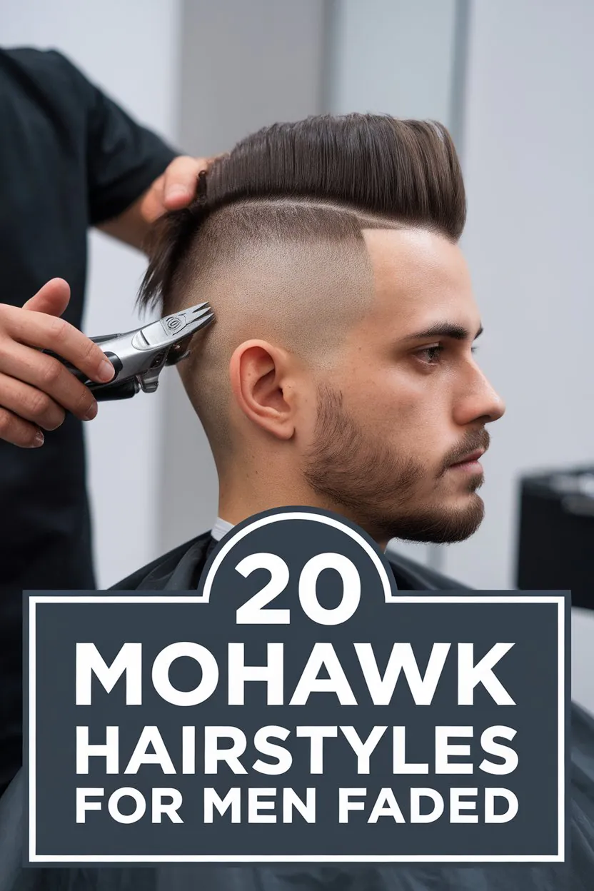 15 Mohawk Hairstyles Men Faded That Redefine Modern Edge
