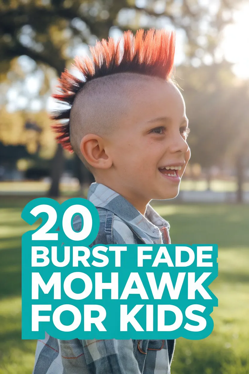 25 Burst Fade Mohawk for Kids: Fun, Fresh & Seriously Cool