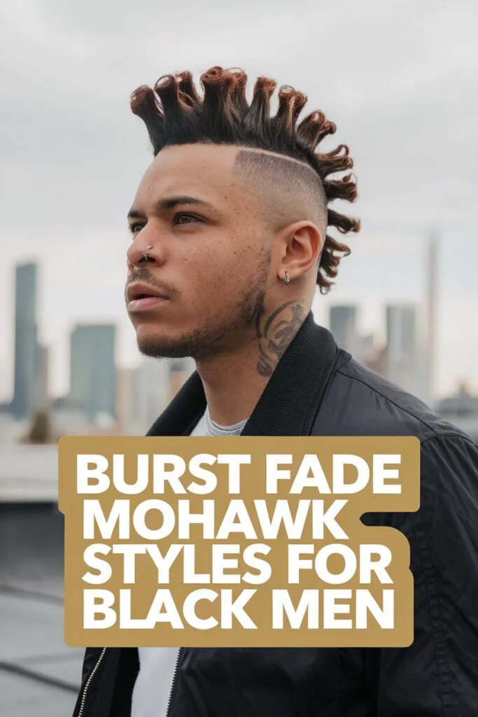 25 Jaw‑Dropping Burst Fade Mohawk Styles for Black Men (Must‑See!)