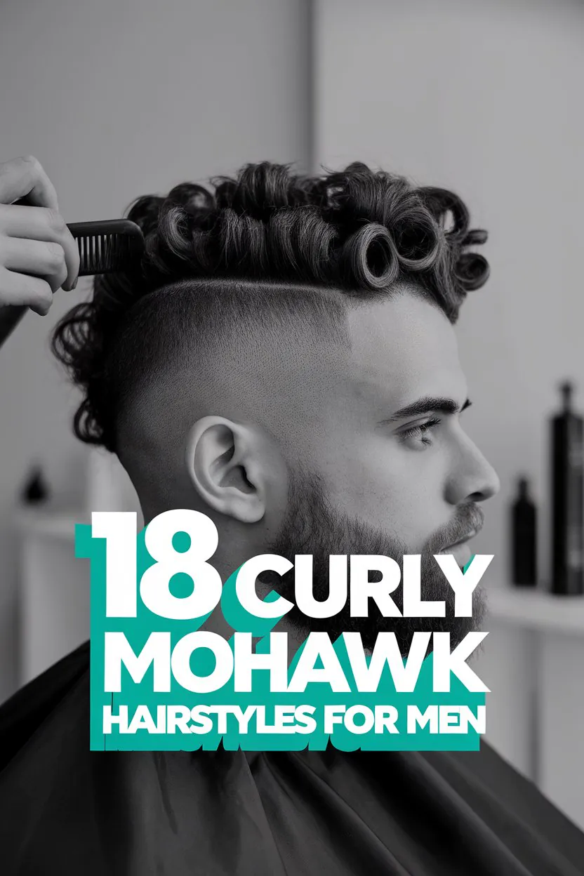 18 Curly Mohawk Hairstyles Men Will Actually Want to Try