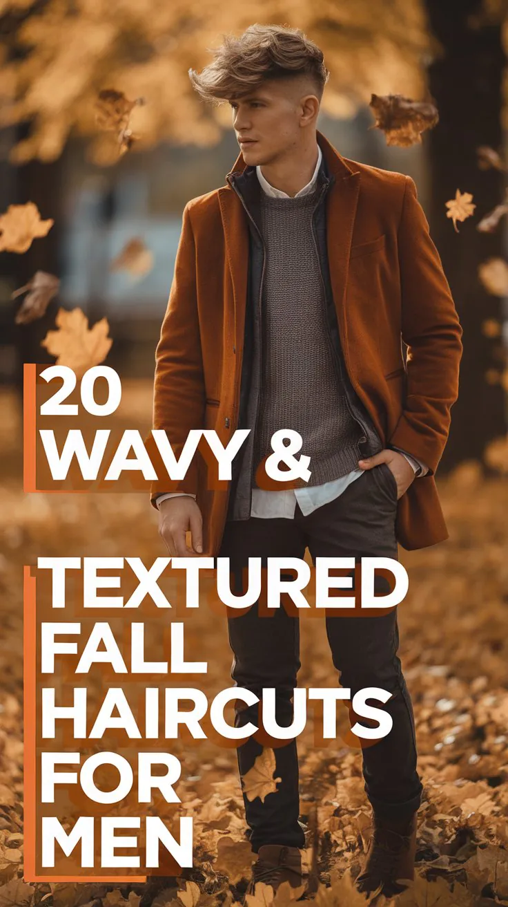Top 20 Wavy & Textured Fall Haircuts for Men