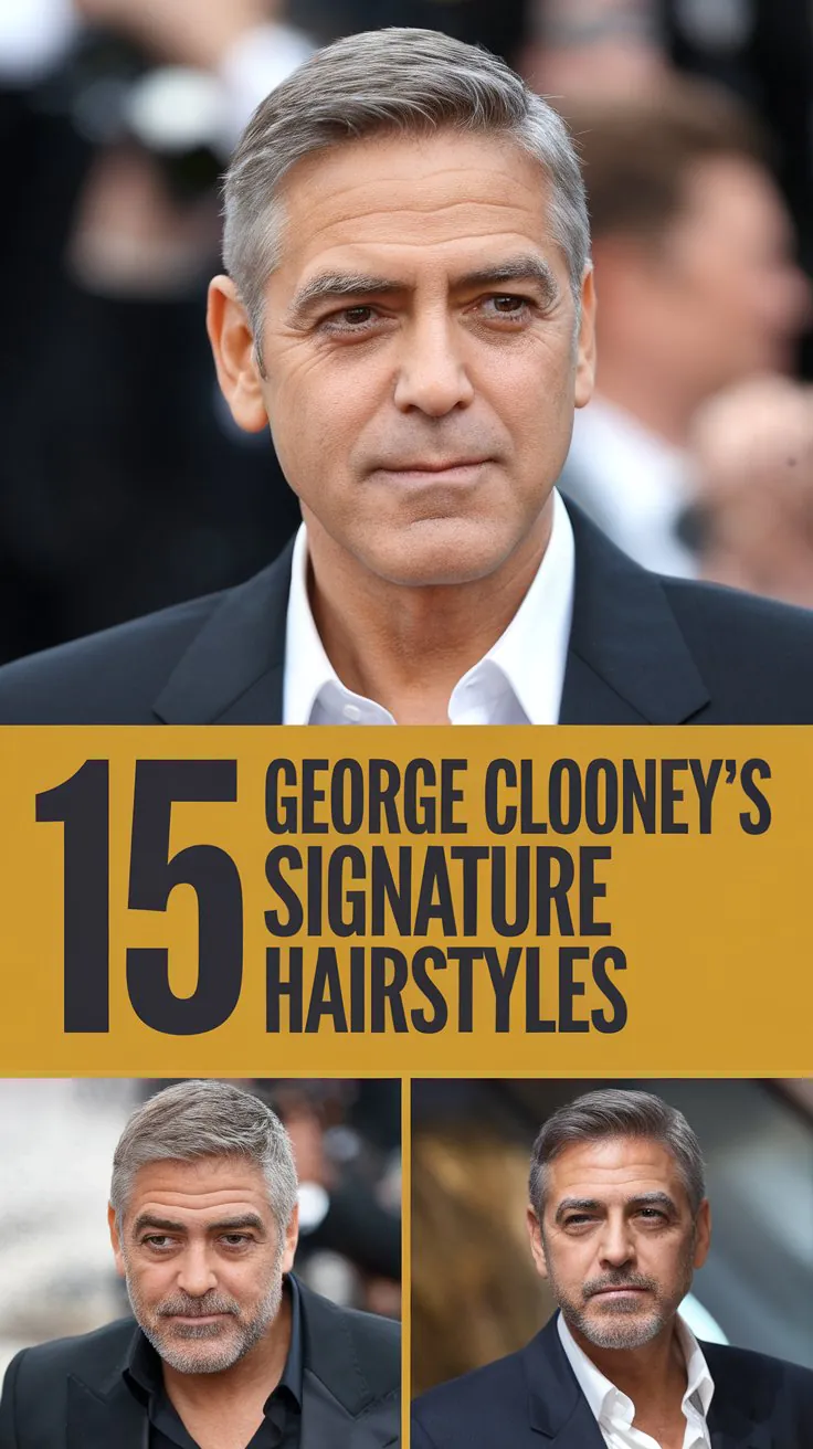 10 George Clooney Haircut: Timeless Styles That Define His Look