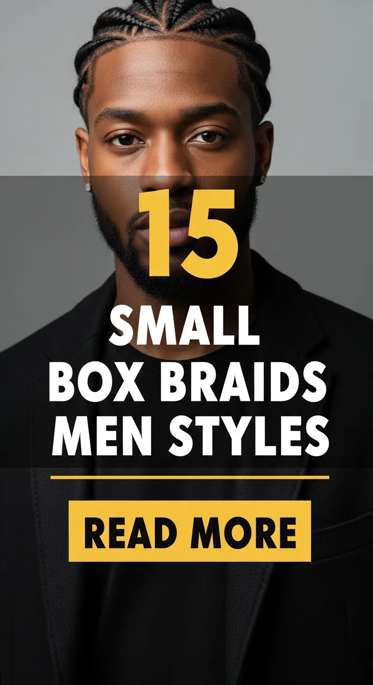 15 Small Box Braids Men: Styles to Keep You Sharp and Styled