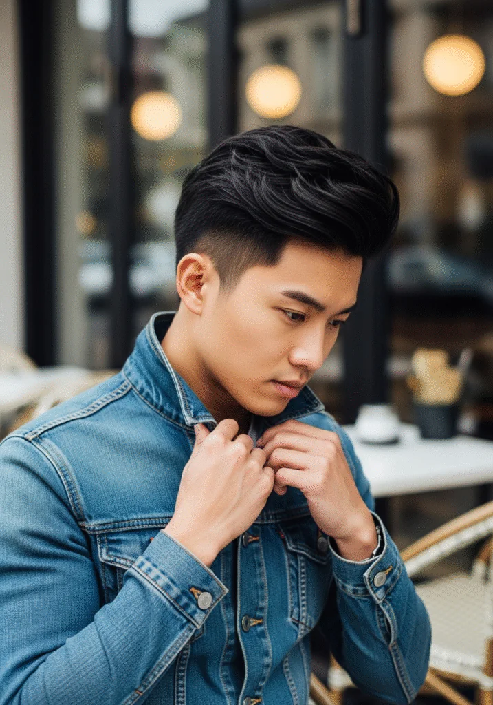 Ivy League Haircut Men Asian