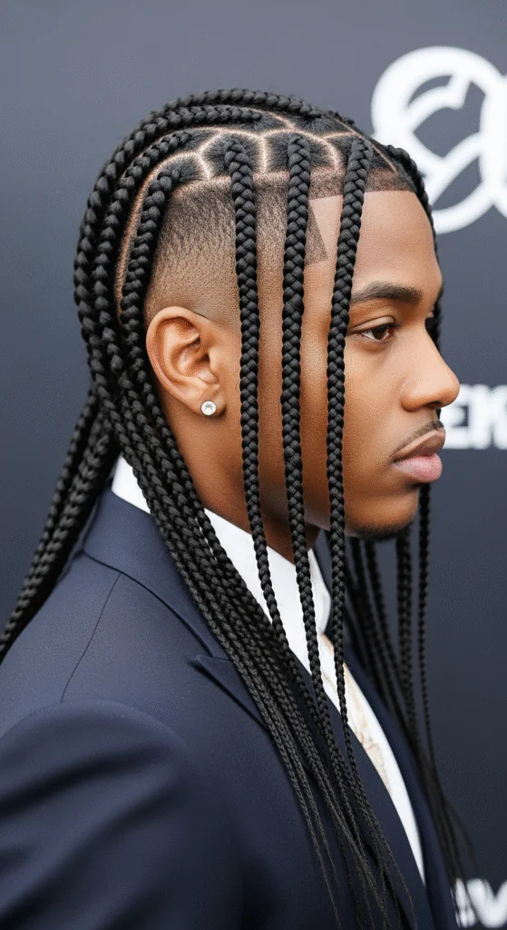 15 Stylish Box Braids for Men with Long Hair