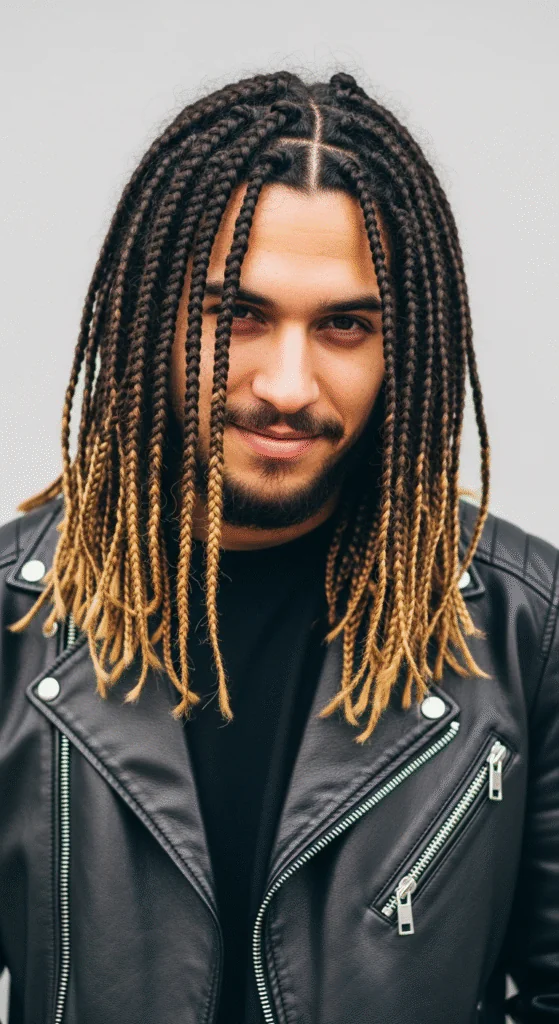 15 Stylish Box Braids for Men with Long Hair