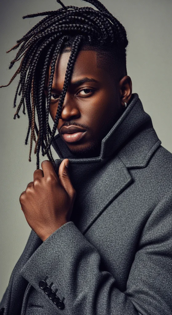 15 Stylish Box Braids for Men with Long Hair