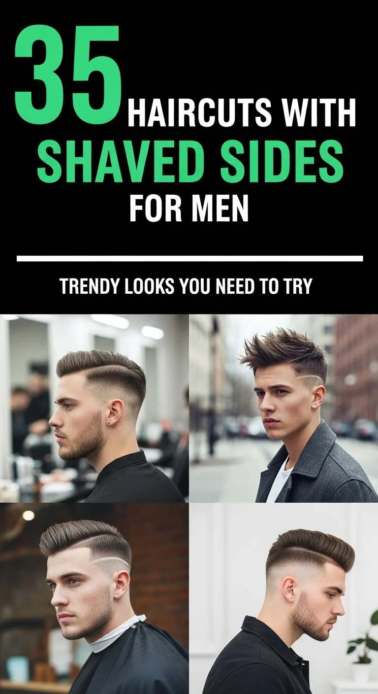 35 Haircuts With Shaved Sides for Men That Define 2025 Style