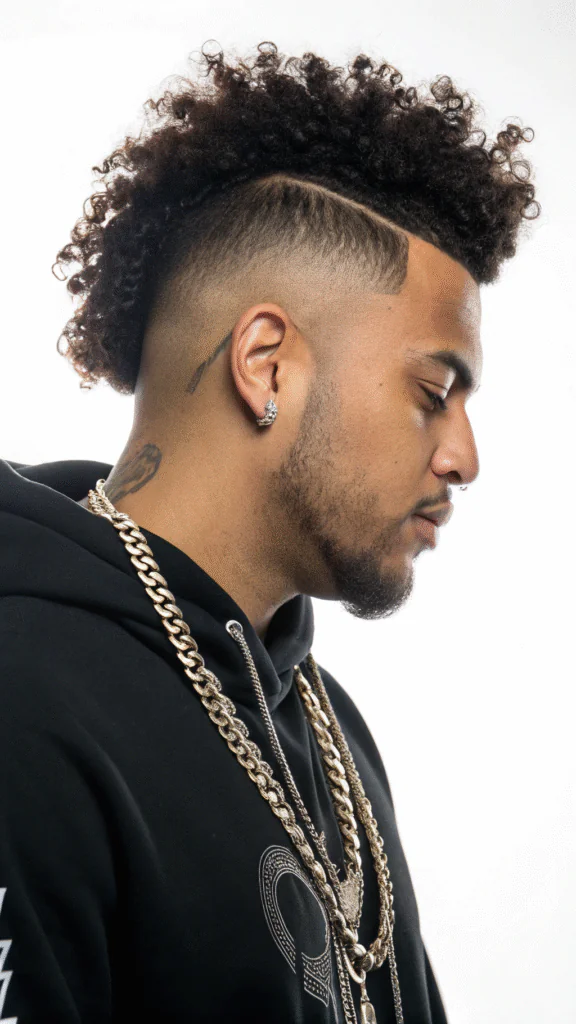 15 Top Burst Fade Mohawk Curly Hair Ideas That Will Upgrade Your Style in 2025